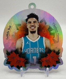 LaMelo Ball Ornament 2025 Topps Holiday Basketball Card No. DCO-LB