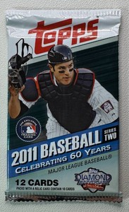 1 Pack of 2011 Topps Series 2 Baseball Cards