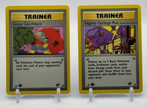 2 1st Edition Trainer Pokemon Trading Cards