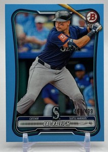 Cal Raleigh 499 2026 Bowman Blue Baseball Card No. 13