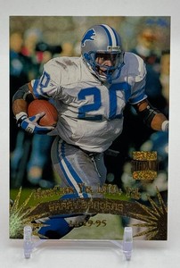 Barry Sanders Golden Moment 1999 Topps Stadium Club Football Card No. 179