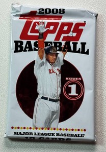 1 Pack of 2008 Series 1 Topps Baseball Cards