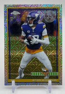 Justin Jefferson Mojo 2026 Topps Chrome Minnesota Vikings Football Card No. 91TC-38
