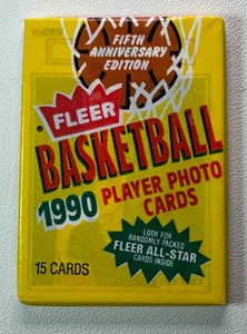 1 Pack of 1990 Fleer Basketball Cards (Michael Jordan)
