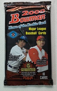 1 Pack of 2000 Bowman Baseball Cards