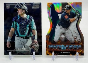 Cal Raleigh RC & Insert 2-Card Baseball Card Lot