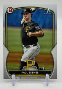 Paul Skenes RC 1st Bowman 2023 Bowman Rookie Baseball Card No. BD-14