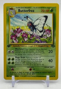 Butterfree 1st Edition Pokemon Trading Card