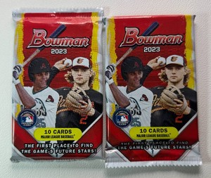 2 Packs of 2023 Bowman Baseball Cards