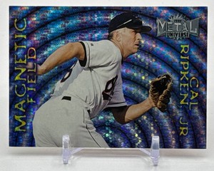 Cal Ripken Jr Magnetic Field (Tough Insert) 1997 Metal Universe Baseball Card