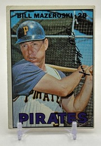 Bill Mazerowski (High Number) 1967 Topps Vintage Baseball Card No. 510