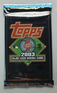 1 Pack of 2003 Topps Series 1 Baseball Cards (Mays Auto)