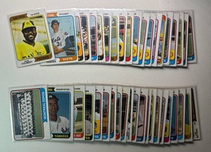 1974 Topps 41-Card Vintage Baseball Card Lot