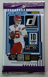 1 Pack of 2025 Donruss Football Cards (Downtown Chase)
