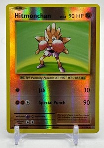 Hitmonchan Holo Pokemon Trading Card