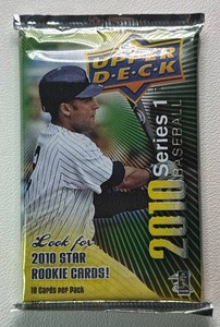 1 Pack of 2010 Upper Deck Series 1 Baseball Cards