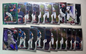 21-Card Minnesota Twins 1st BowmanRookie Baseball Card Lot