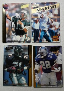 4-Card 90 Action Packed Football Card Lot