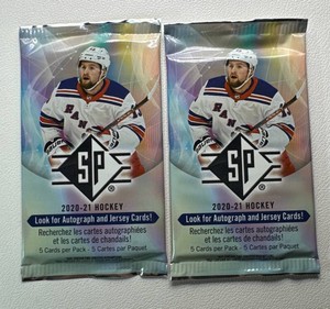 2 Packs of 2020-21 SP Hockey Cards