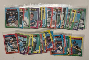 1975 Topps Mini 40 Card Vintage Baseball Card Lot
