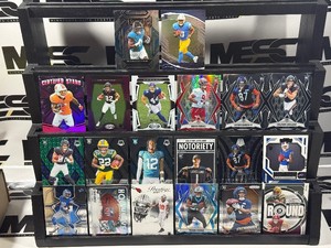 (20) Rookie Star RB and WR Football Card Lot w 3 Numbered Cards - Skattebo 499, Irving 199  Edbuka, Burden, Loveland, Hunter, Harrison, and More