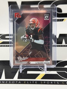 JaMarr Chase RC 2021 Donruss Optic The Rookies #TR-7 Football Card