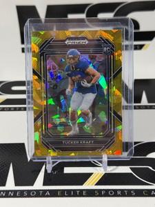 Ticker Kraft RC Cracked Ice 2023 Prizm Draft Picks #159 Rookie Football Card