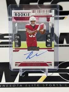 Trey Benson Auto RC 2024 Contenders Rookie Ticket #119 Rookie Football Card