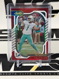 Tua Tagovailoa 100 Absolute Red 2022 #50 Numbered 054100 Football Card