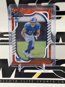Aidan Hitchinson 199 Orange Mosaic 2022 Absolute #113 Numbered 5199 Football Card