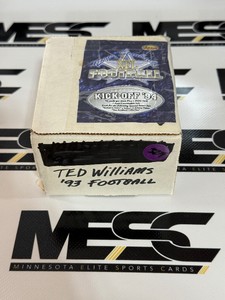 1993 Roger Staubach  Ted Williams NFL Football Kick-Off Card Box