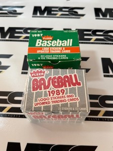1987 and 1989 Fleer Update Baseball Card Sets