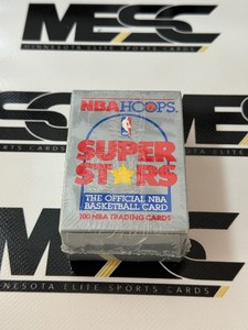 1990 NBA Hoops Super Stars Basketball Cards Sealed Box