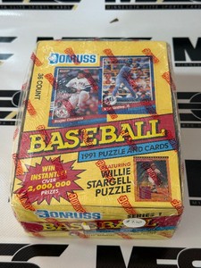1991 Donruss Baseball Wax Pack Card Box - Sealed