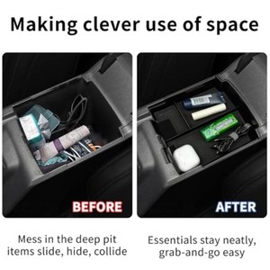 Zxiaochun Center Console Tray for 2025 2026 Ford Bronco 4-Door Accessories