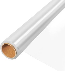 JOYIT Clear Cellophane Wrap Roll, 50ft x 17.5in, 3 Mil Thick