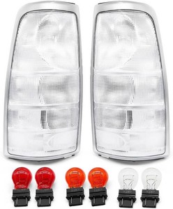 $64 Pair Tail Light Compatible with 1999-2002 Silverado 1500 2500