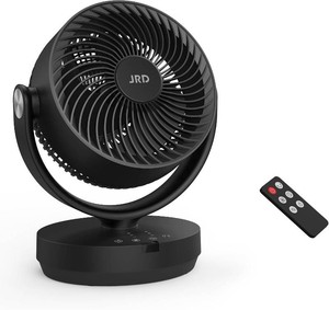 $50 JRD Quiet Desk Fans, Room Fan with Oscillating,3 Speeds, Timer for Home Office