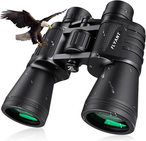 $40 20x50 High Powered Binoculars for Adults, Waterproof Compact Binoculars with Low Light Vision for Bird Watching Hunting Camping Travel Cruise Hiking Sports Stargazing, Christmas Birthday Gifts for Men