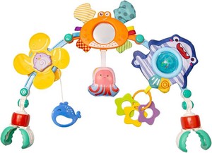 $24 Adjustable Baby Stroller Toy, Car Seat Toys with Mirror & Sound