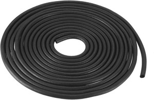 uxcell Foam Rubber Weather Seal Strip, 5mm(1364) Diameter 8 Meters (26.25Ft) Long Round EPDM Rubber for DIY Gasket, Warehouse, Pads, Foam Tubing, Crafts