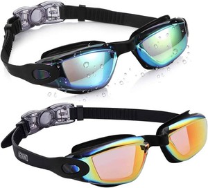 Aegend Swim Goggles for Kids 3-14 Anti-Fog Anti-Leak Goggles for Swimming