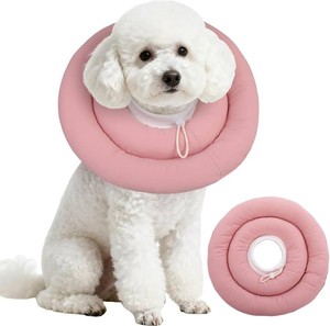 $29 IDOMIK Dog Recovery Collar, Waterproof Soft Dog Cone After Surgery Sized for Medium Dogs