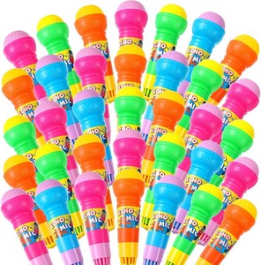 $42 Woanger 30 Pcs Echo Microphone Fun Voice Amplifying Microphone Multicolored