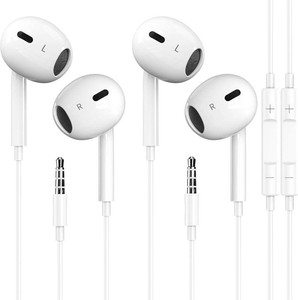 2 Pack Wired iPhone EarbudsHeadphonesEarphones with 3.5mm Wired