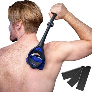 $85 BakBlade 3.0 Stealth Back Shaver for Men Long Handle Edition With Dual-Grip