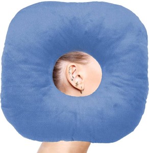 Ear Piercing Pillow for Side Sleepers with Ear Hole