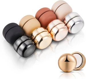 PeacePray 8 Pairs Premium Strong Hijab Magnetic Pins, No-Snag Multi-Use Hijab Magnets, Professional Pinless Magnetic Hijab Pins, Shiny and Matte Style Pack