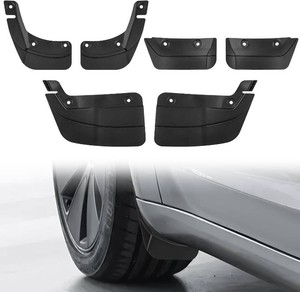 $25 frani Upgraded Integrated Mud Flaps Designed for Tesla Model 3 Highland 2024-2026,All Weather Guards, No DrillingTape Required(Set of 6)