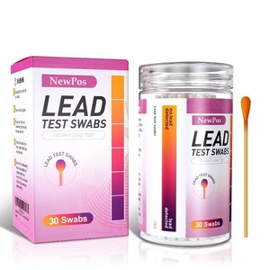 NewPos Lead Test Kit 30 Swabs Upgraded Formulated Lead Paint Test Kit